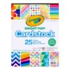Crayola – Bright Pop Card Stock 25 Ct