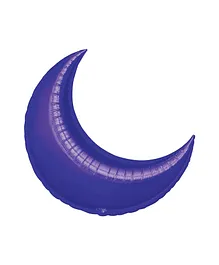 My Party Centre - Purple Crescent Super Shape Balloon - 35in