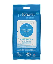 Dr. Browns Pacifier & Bottle Wipes - 40pcs