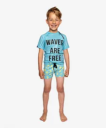 WAVES ARE FREE SWIM TEE Size M