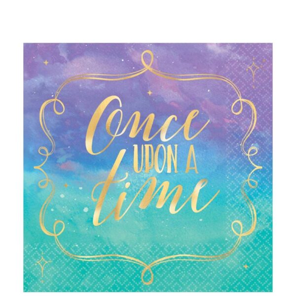 My Party Centre – Disney Princess Hot Stamped Beverage Napkin 16Pcs