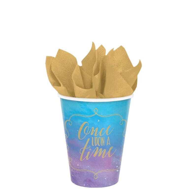 My Party Centre - Disney Princess Paper Cup, 9Oz, 8Pcs