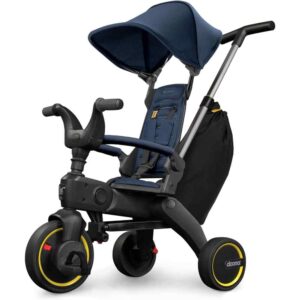 Doona Liki Trike S3 Deep Blue – Premium Foldable Toddler Trike & Travel Tricycle