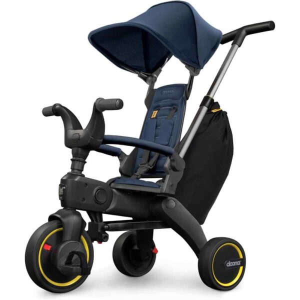 Doona Liki Trike S3 Deep Blue – Premium Foldable Toddler Trike & Travel Tricycle