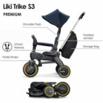 Doona Liki Trike S3 Deep Blue – Premium Foldable Toddler Trike & Travel Tricycle