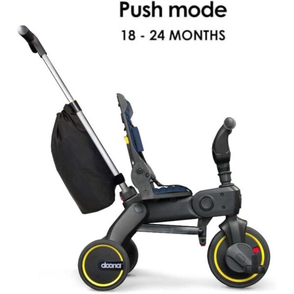 Doona Liki Trike S3 Deep Blue – Premium Foldable Toddler Trike & Travel Tricycle