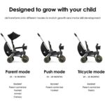 Doona Liki Trike S3 Deep Blue – Premium Foldable Toddler Trike & Travel Tricycle