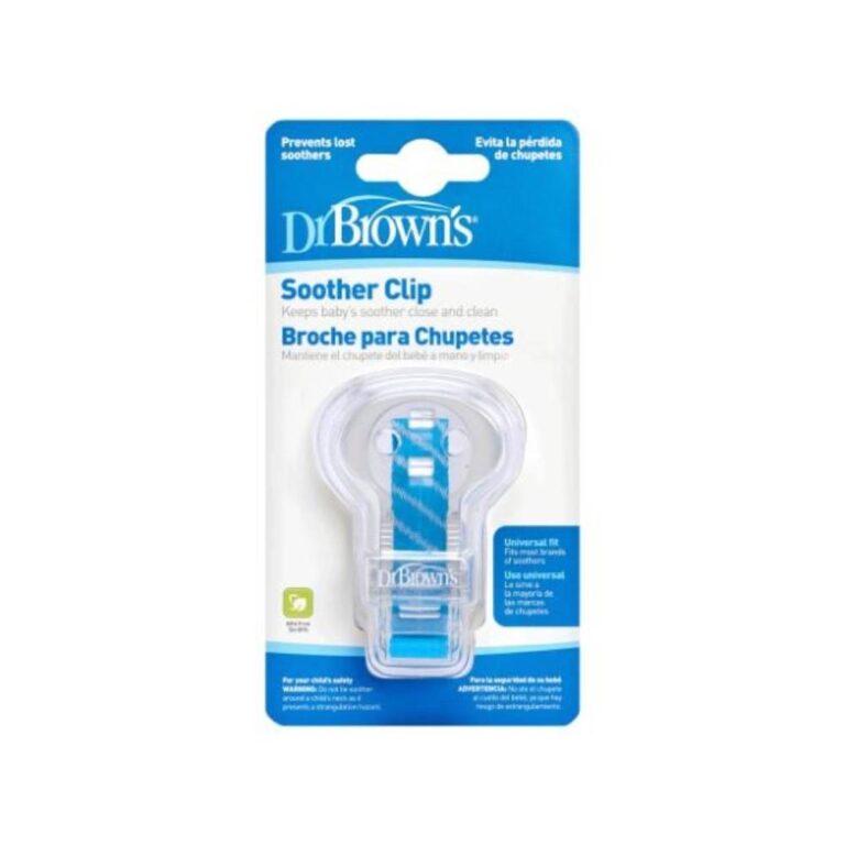 Dr Browns Assorted Colors Pacifier Teether Clip