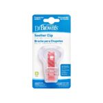 Dr Browns Assorted Colors Pacifier Teether Clip
