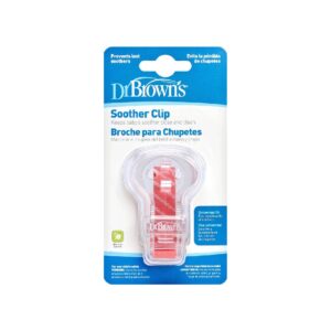 Dr Browns Assorted Colors Pacifier Teether Clip