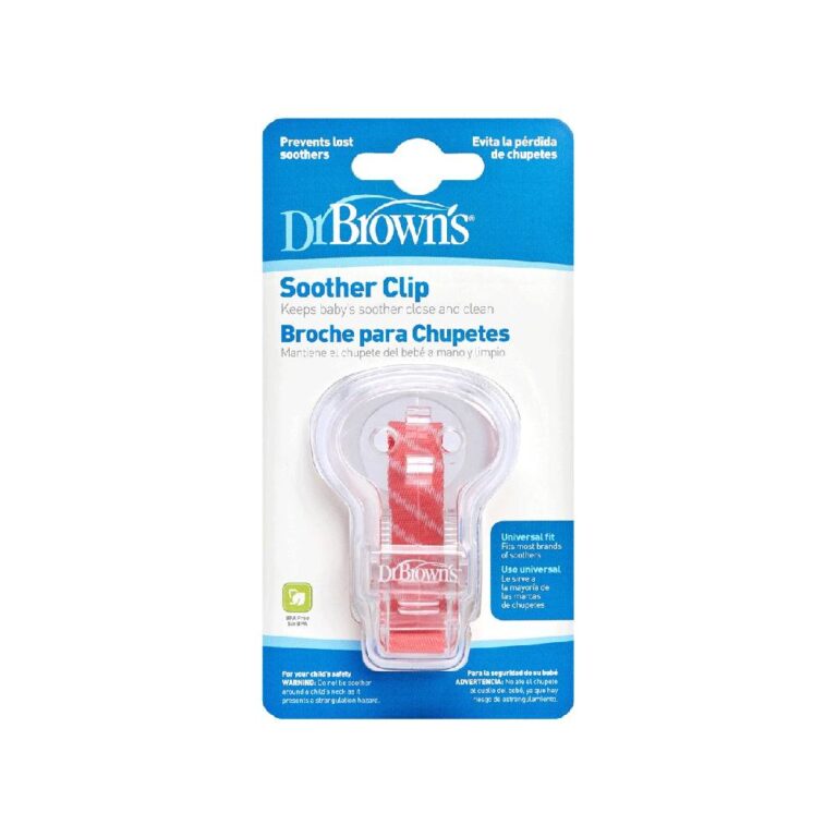 Dr Browns Assorted Colors Pacifier Teether Clip