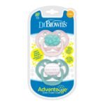 Dr. Browns – Advantage Pacifier – Stage 2 – Pink – Pack of 2