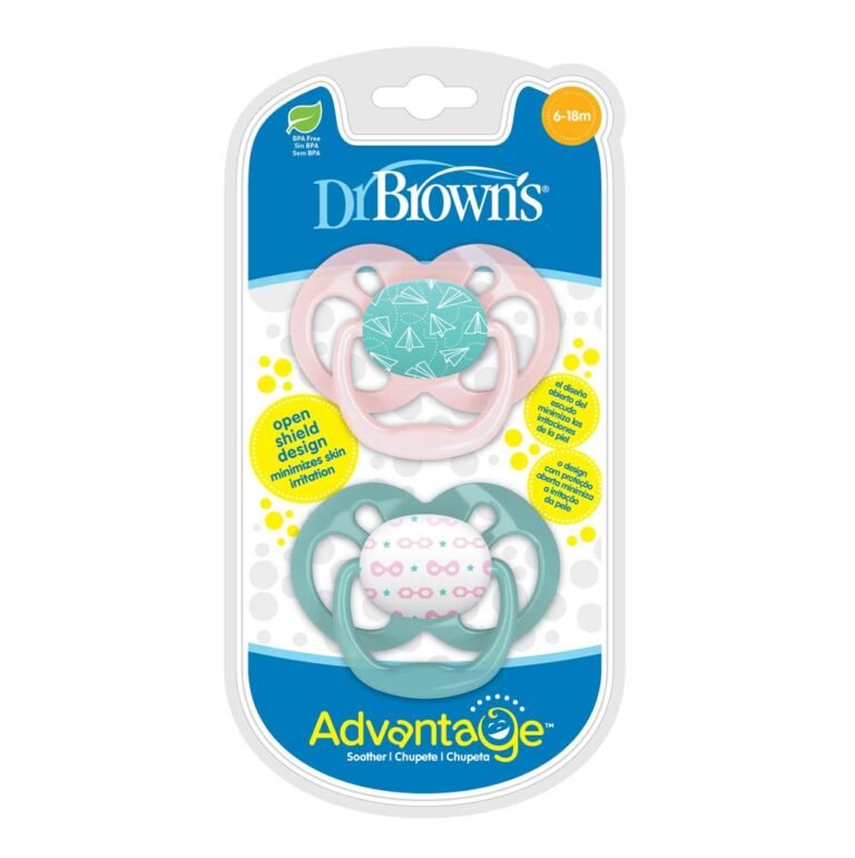 Dr. Browns - Advantage Pacifier - Stage 2 - Pink - Pack of 2