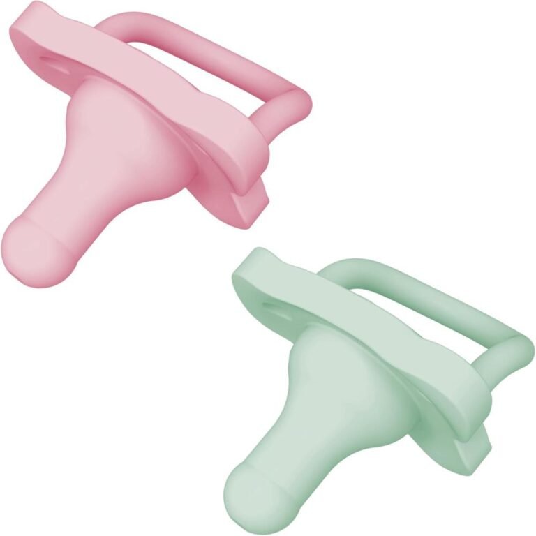 Dr. Browns - Happypaci Silicone One-Piece Soother - Pink and Green (Pack of 2)