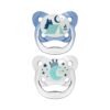 Dr. Browns – Prevent Glow in the Dark Butterfly Shield Pacifier Stage 2 – Blue (Pack of 2)