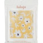Lulujo – Muslin Crib Sheet 135 x 70 cm – Yellow Wildflowers