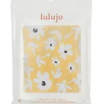 Lulujo – Muslin Crib Sheet 135 x 70 cm – Yellow Wildflowers