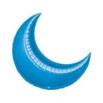 My Party Centre – Blue Crescent Super Shape Balloon – 35in