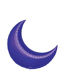 My Party Centre - Purple Crescent Super Shape Balloon - 26in