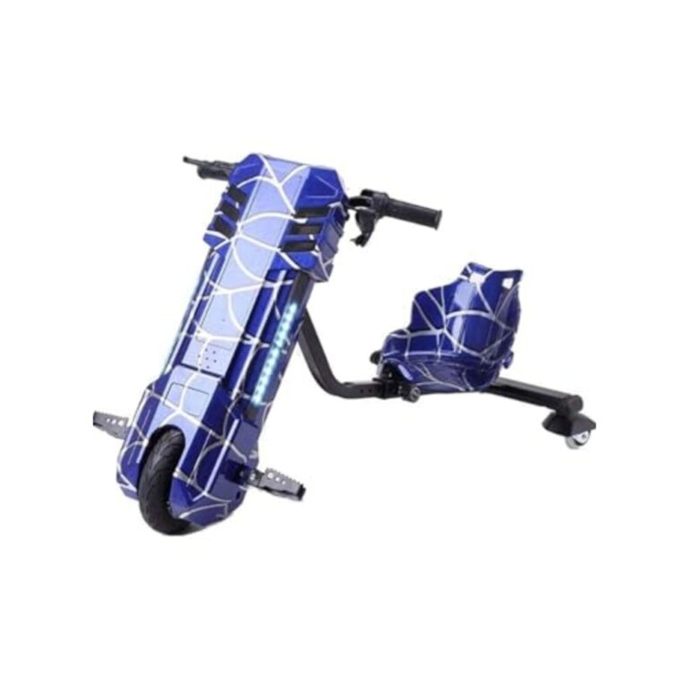 Electric 3-Wheel Drifting Scooter 36V – Blue Spider Design - 360° Spin Trike