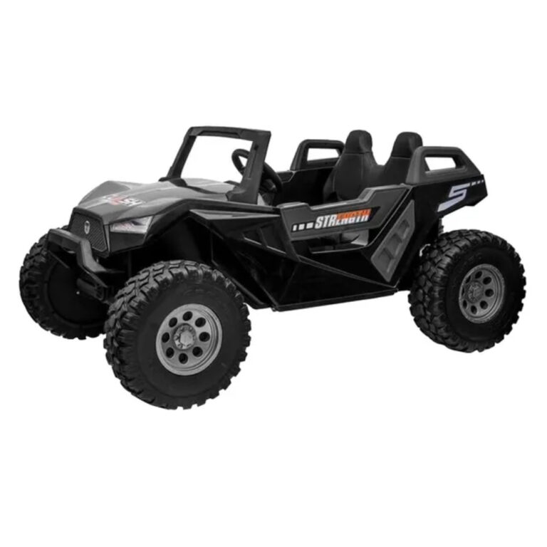 Electric 4x4 Ride-On Buggy Car for Kids – 24V Battery Powered – Black