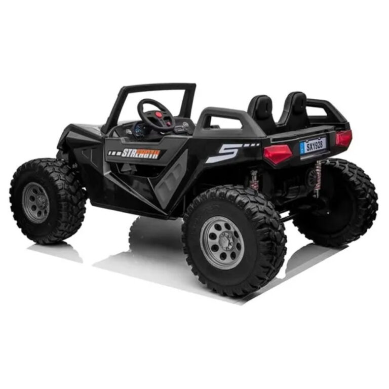Electric 4x4 Ride-On Buggy Car for Kids – 24V Battery Powered – Black