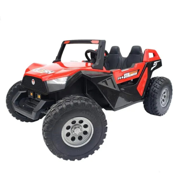 Electric 4x4 Ride-On Buggy for Kids – 24V Battery Powered – Red
