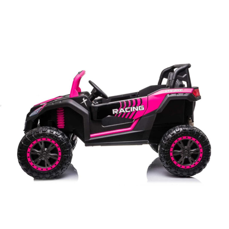 Electric Ride-On Buggy UTV 24V for Kids – Pink - 2-Seater Off-Road Car with Remote Control