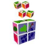Geomag -Magicube Printed Fruit + Cards 7 pcs