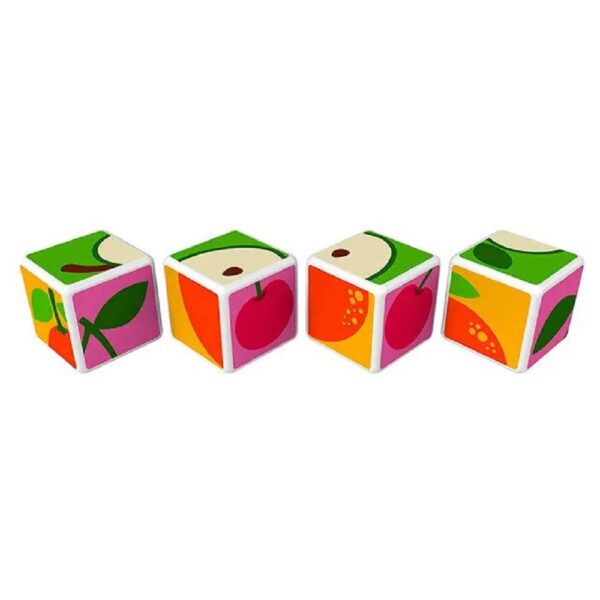 Geomag -Magicube Printed Fruit + Cards 7 pcs