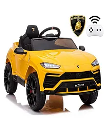 Lamborghini Urus 12V Kids Electric Ride-On Car – Officially Licensed, Remote Control, Yellow