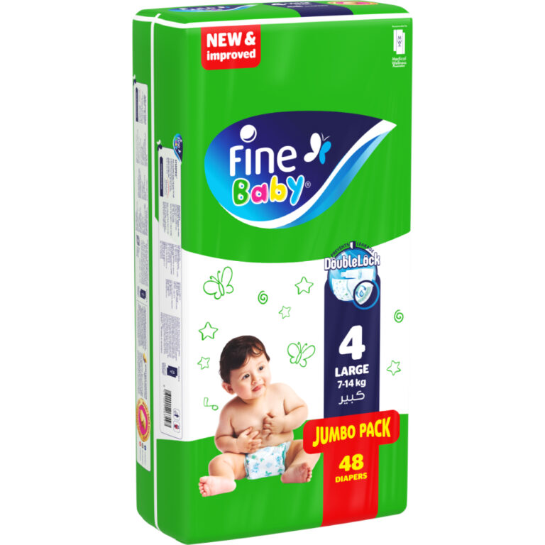 Fine - Absorbent Open Baby Large Double Lock Supernova(Bale Of 48X3)