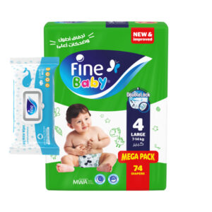 Fine – Absorbent Open Baby Large Double Lock Supernova(Bale Of 74X2)