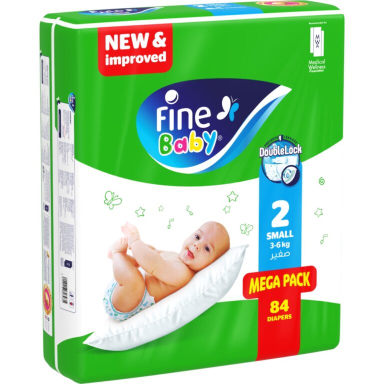 Fine - Baby Diaper Double Lock Small (Bale Of 84 X2) Supernova 84 Units