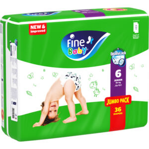 Fine – Absorbent Open Baby Jun Double Lock Supernova(Bale Of 36X4)