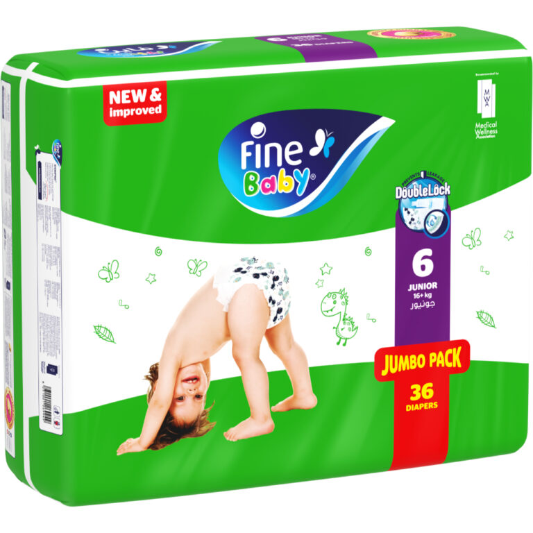 Fine - Absorbent Open Baby Jun Double Lock Supernova(Bale Of 36X4)