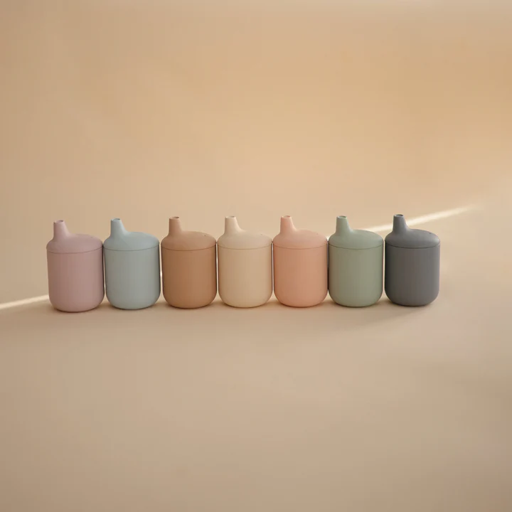 Mushie - Silicone Sippy Cup Natural