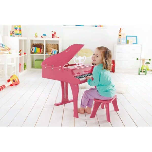 Hape – 30-key Happy Wooden Grand Musical Piano Pink