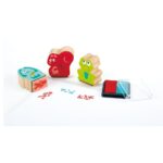 Hape – Animal Print Ink Stamp Set, 3Y+, Multicolor
