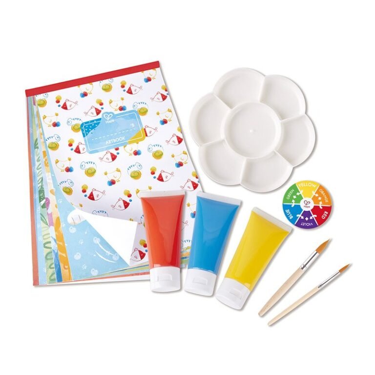 Hape - Colour Mix Painting Activity Art & Craft Set 24 pcs
