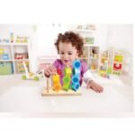 Hape – Counting Stacker Wooden Blocks Building Puzzle 11pcs