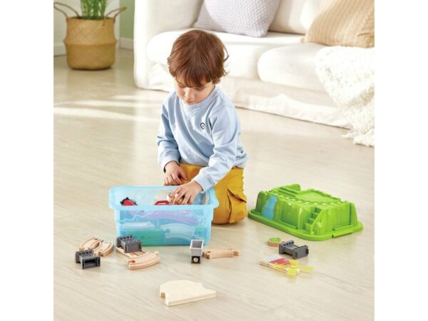 Hape – Countryside Train Bucket Railway Set – 41 Pieces