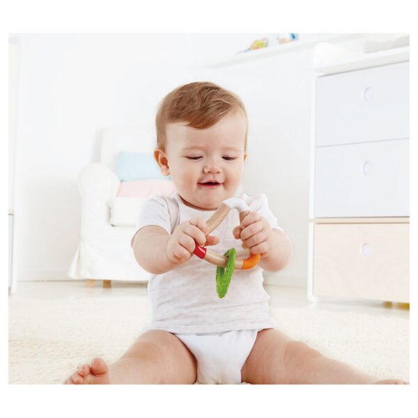 Hape – Double Triangle Teether – With Tag