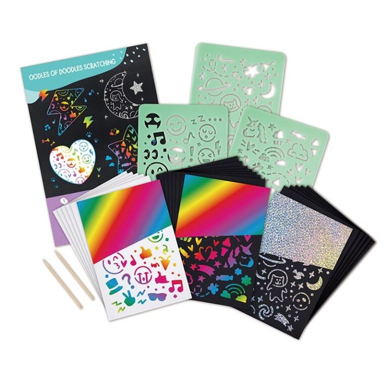 Hape - Oodles of Doodles Scratching Arts & Craft Set 26pcs