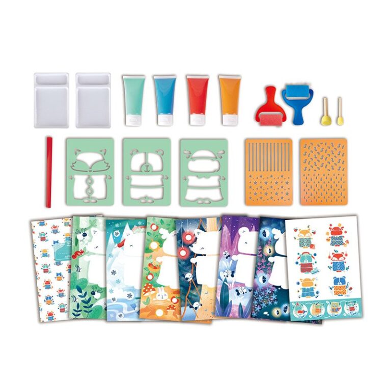 Hape - Sponge Painting Fun Art Activity Paint Set