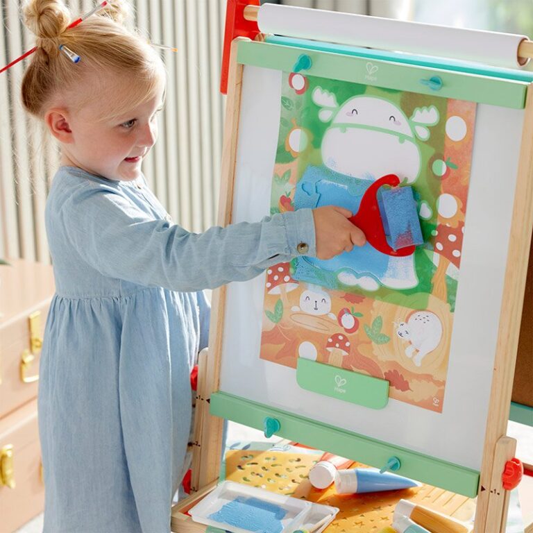 Hape - Sponge Painting Fun Art Activity Paint Set