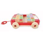 Hape – Wooden Pull-Along Cart With Stacking Blocks
