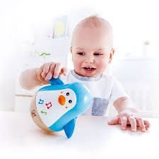 Hape Penguin Musical Wobbler Toy
