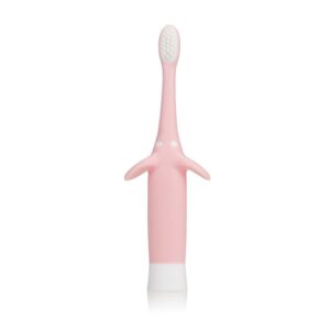 Babies Basic – Silicone Toothbrush with Travel Case for Babies – Clear
