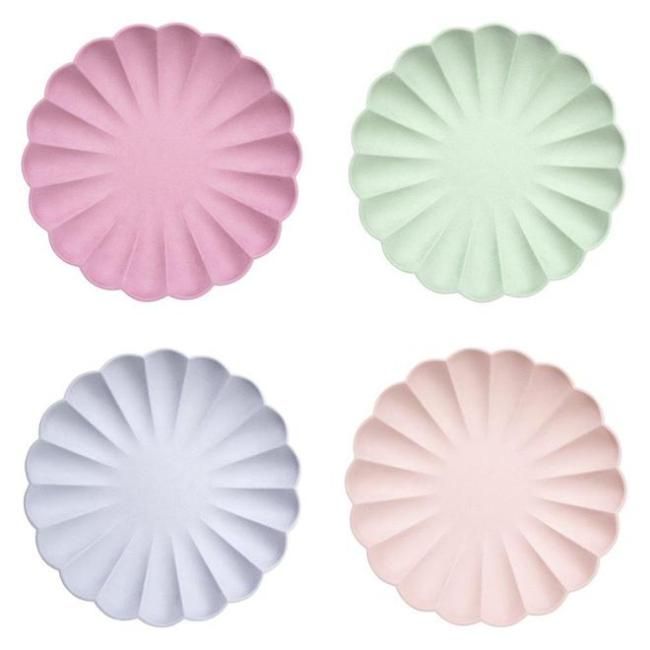Meri Meri Multicolour Simply Eco Large Plates